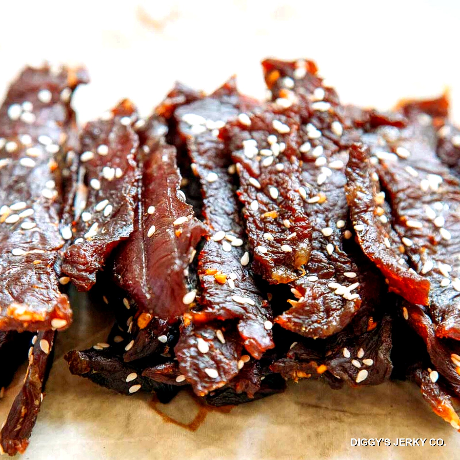Fresh homemade beef jerky, made to order