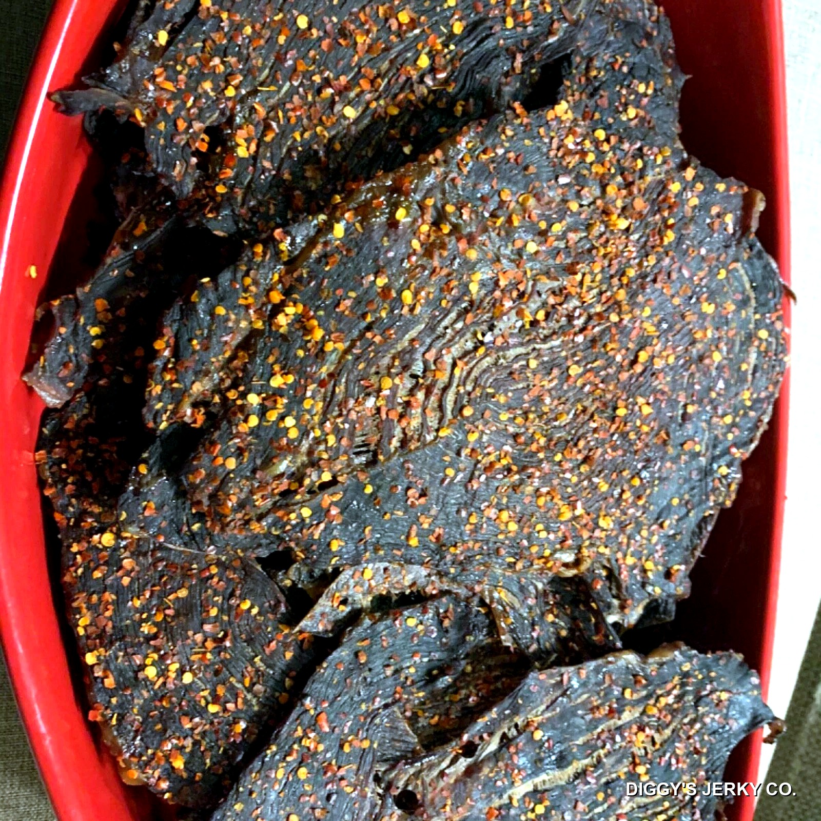 Cracked pepper jerky